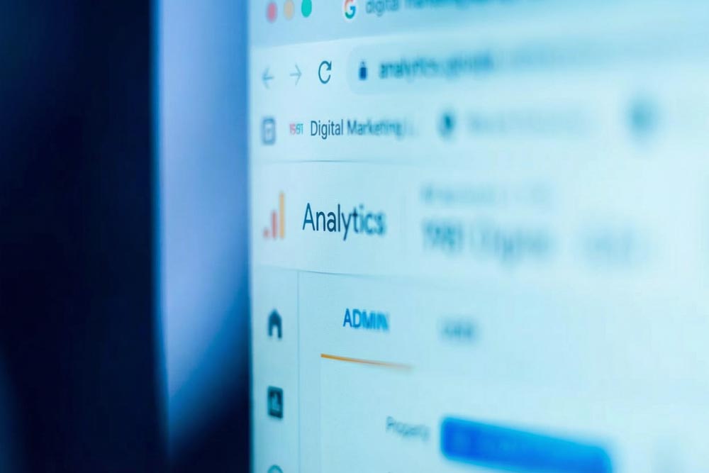 Gränssnittet hos DNA där du går in i Analytics